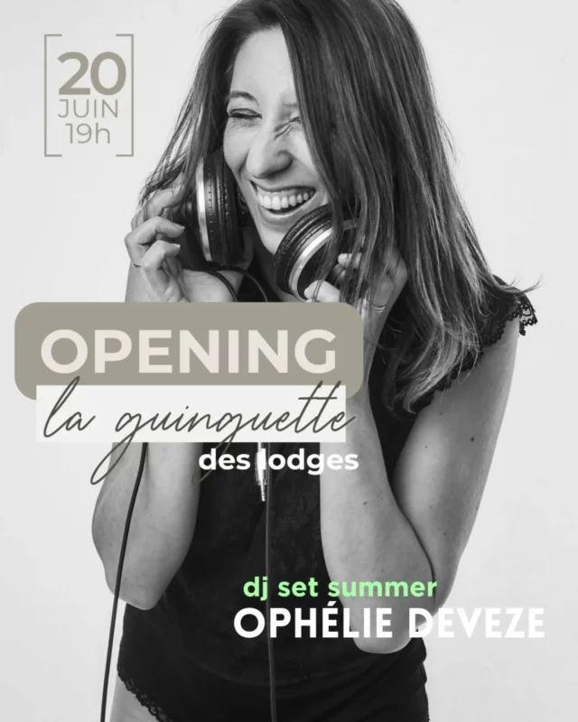 🌞 𝙊𝙋𝙀𝙉𝙄𝙉𝙂 𝙂𝙐𝙄𝙉𝙂𝙐𝙀𝙏𝙏𝙀 𝘿𝙀𝙎 𝙇𝙊𝘿𝙂𝙀𝙎 
⚠️ Changement horaire : DJ Set à partir de 17h30 
𝗔𝘂 𝗽𝗿𝗼𝗴𝗿𝗮𝗺𝗺𝗲
🌞 Une ambiance summer, chill & festive comme on les aime 🌴
🌞 Un dj set summer signé 𝗢𝗽𝗵𝗲́𝗹𝗶𝗲 𝗗𝗲𝘃𝗲𝘇𝗲
𝗔𝘂 𝗺𝗲𝗻𝘂
🍢 Grillades
🧀 Planches à partager
🍹 Boissons fraîches
🍻 Bières locales @brasserielagerboise
Une soirée à ne pas manquer pour danser, partager et profiter entre amis ou en famille 💃🕺
𝗣𝗮𝗿𝘁𝗮𝗴𝗲𝗿 𝘂𝗻 𝗺𝗮𝘅, 𝗼𝗻 𝗰𝗼𝗺𝗽𝘁𝗲 𝘀𝘂𝗿 𝘃𝗼𝘂𝘀 ! 
.
.
.
#OpeningGuinguette #Lodgesdulac #aiguebelette #aiguebelettelelac #saintalbandemontbel #DJSetOphélieDeveze #SoiréeGuinguette #FoodAndSun #SummerParty