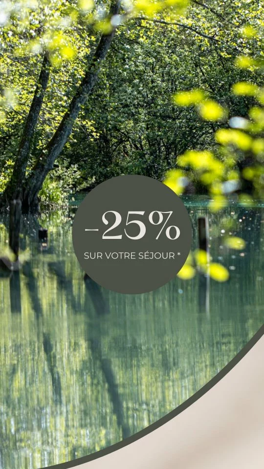 ✨ 𝐎𝐟𝐟𝐫𝐞 𝐏𝐑𝐈𝐕𝐈𝐋𝐄𝐆𝐄 -𝟐𝟓% 𝐬𝐮𝐫 𝐯𝐨𝐭𝐫𝐞 𝐬𝐞́𝐣𝐨𝐮𝐫 ✨
Il est encore temps d'en profiter 😉
-----
-𝟐𝟓% 𝐝𝐞 𝐫𝐞𝐦𝐢𝐬𝐞 sur 𝘁𝗼𝘂𝘀 𝗹𝗲𝘀 𝘀𝗲́𝗷𝗼𝘂𝗿𝘀 𝗮̀ 𝗹’𝗵𝗼̂𝘁𝗲𝗹 𝗲𝘁 𝗱𝗮𝗻𝘀 𝗻𝗼𝘀 𝗹𝗼𝗱𝗴𝗲𝘀/𝗰𝗮𝗯𝗮𝗻𝗲𝘀 jusqu’au 30 juin !
Pour un week-end romantique, une escapade nature ou une pause bien-être à deux pas du 𝗹𝗮𝗰 𝗱'𝗔𝗶𝗴𝘂𝗲𝗯𝗲𝗹𝗲𝘁𝘁𝗲, c’est le moment idéal pour découvrir ou re-découvrir notre domaine 🌿
✨ Confort, calme et dépaysement vous attendent.
ℹ️ Offre valable pour tous les séjours jusqu’au 30 juin 2025.
📆  Réservations en ligne sur 𝘄𝘄𝘄.𝗹𝗲𝘀𝗹𝗼𝗱𝗴𝗲𝘀𝗱𝘂𝗹𝗮𝗰.𝗰𝗼𝗺
.
.
.
#leslodgesdulac #OffreSpéciale #HôtelDeCharme #LodgeNature #Escapade #aiguebelette #aiguebelettelelac #saintalbandemontbel